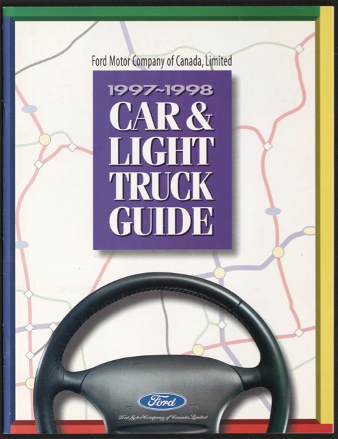 Cover of the 1997 Ford of Canada car and light truck guide