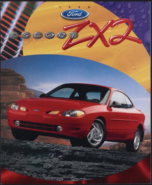 Cover of the 1998 Escort ZX2