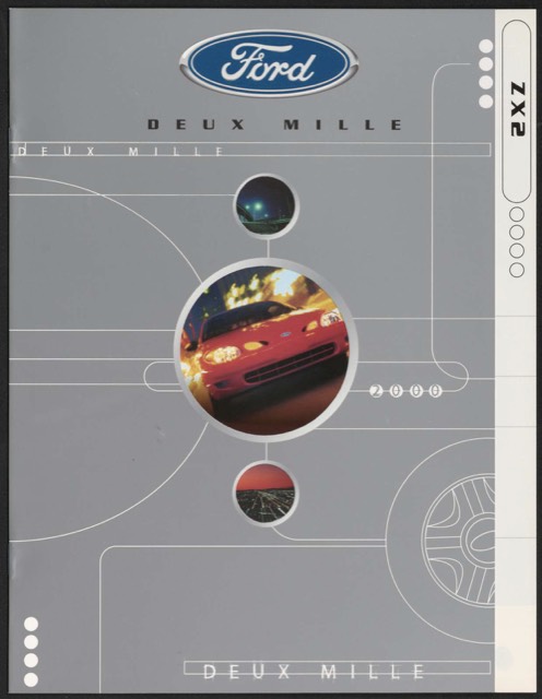 Cover of the 2000 Ford ZX2 (French, Canada)