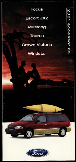 Cover of the 2001 Ford car accessories