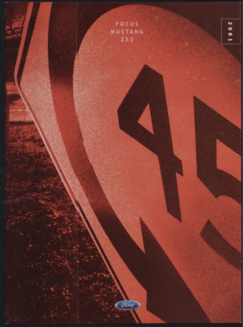 Cover of the 2001 Focus, Mustang and ZX2 (short)
