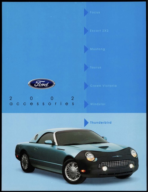 Cover of the 2002 Ford car accessories