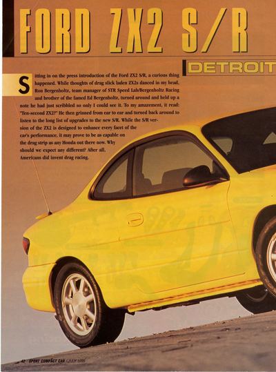 Sport Compact Car S/R driving impression, page 1 of the scan
